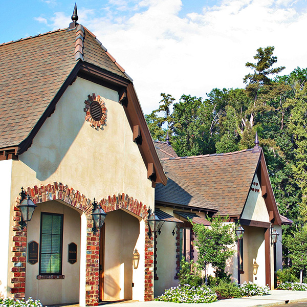 Exterior photo of a building in the Tower Village office park